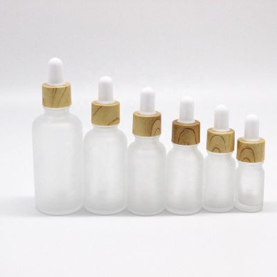 Glass dropper bottle custom silk screen glass dropper pump bottle CBD oil bottle