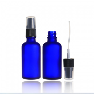 30ml Frosted Blue Glass Dropper Bottle For Cbd Oil