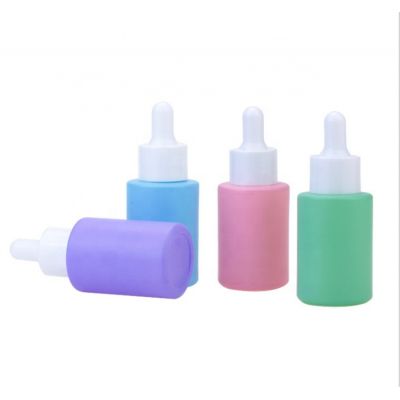 30ml Frosted CBD Essential Oil Glass Dropper Bottle Face Skin Care Packaging Cosmetic Serum Bottle 30 ml With Packaging Box