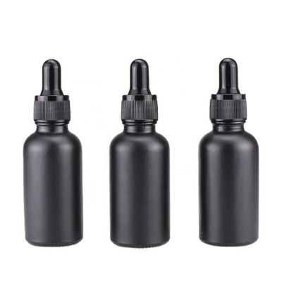 Special wholesale 10 30 50 60100ml dumb black stock solution sub bottle essential oil bottle CBD glass