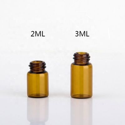 3ml 5ml CBD hemp oil glass bottle essential oil amber glass bottle with child proof cap