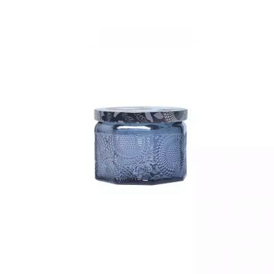 Wholesale High Quality Relief 120ml 200ml 250ml 320ml Other Candle Holders Lanterns And Candle Jars Jars For Candle Making