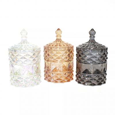 luxury candle jar with lid candle container