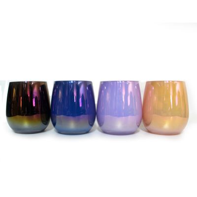 6.9x8.5cm 10 oz glass candle jar hotsale