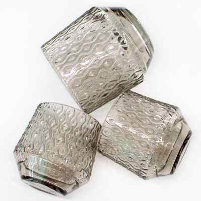 novel exclusive customizable empty candle jar glass for office with box