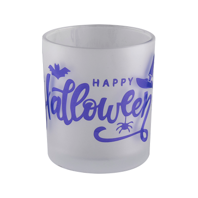 glass candle jars for making custom logo candle vessel Christmas gift