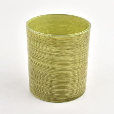 handmade design luxury glass candle jar for home decor 8oz candle jar
