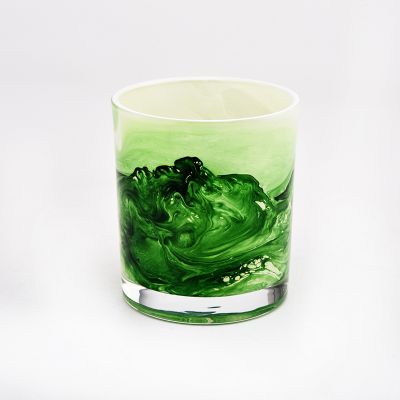 wholesale home decor glass candle jar unique candle jar