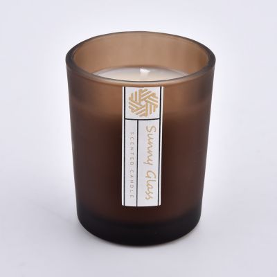 80ml votive spray dark blue glass candle jar from Sunny Glassware
