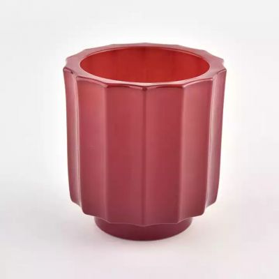 Wholesale 4oz-6oz customized color vertical glass jar from Sunny Glassware