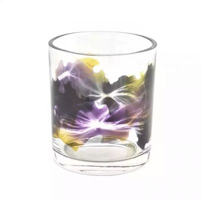 luxury new decorative artwork glass candle jar