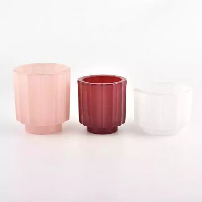 Luxury 4oz-6oz red vertical glass jar for wholesale