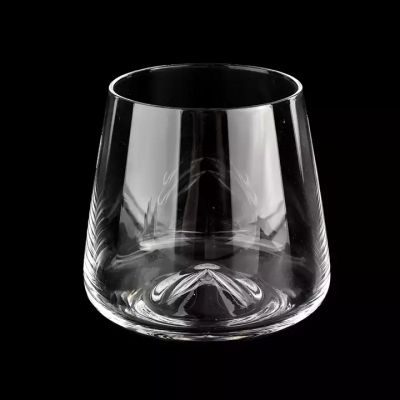 glass apothecary candle jar luxury for candle making with wide bottom