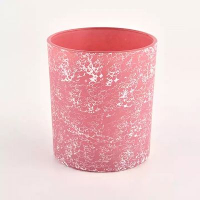 color cylinder glass candle holder wholesale