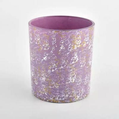custom color unique candle jars glass empty for home decor