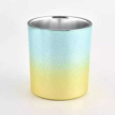 10oz 8oz gradient color candle jars for candle making for home decor