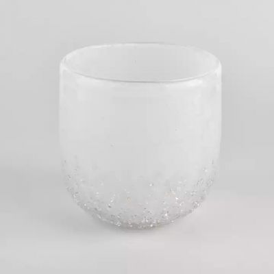 320ml Custom Cylinder Crystal Glass Jars for Candles Wholesale