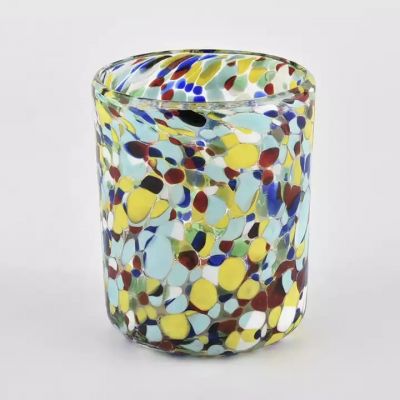 Wholesale 12 oz glass jar candle with wooden lids for candle making