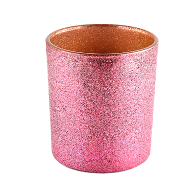 wholesale empty rose golden candle jar for home decorate