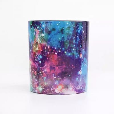 colorful mixed colors 10oz 12oz 16oz glass candle jars