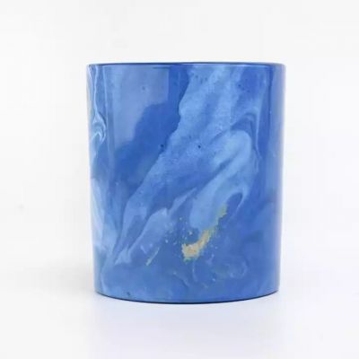 New painting 10oz empty luxury glass candle jars for candle making