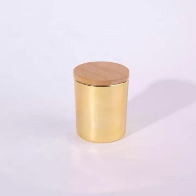 4oz 8oz 10oz 12oz 16oz 230Ml 320Ml Custom Creative Candle Holders Gold Candle Vessels Aroma Glass Candle Empty Jars