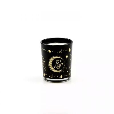 wholesale custom candle holders, lanterns and candle jars black candle jars luxury with lids