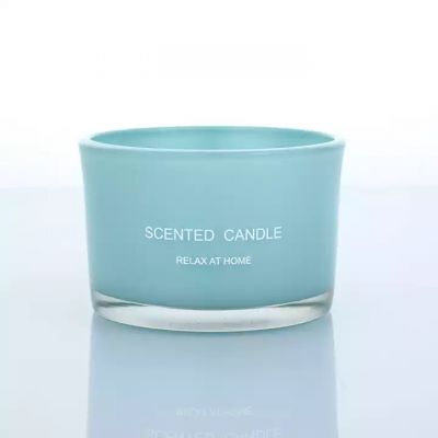 Custom Logo Luxury 1.3OZ 18OZ 25oz wide mouth small large Glass Candle jars with lids