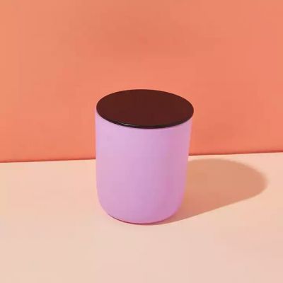 Wholesale 7oz 8oz 9oz 10oz Scented Candle Glass Holders Candle Glass Jar With Lids Empty Candle Containers