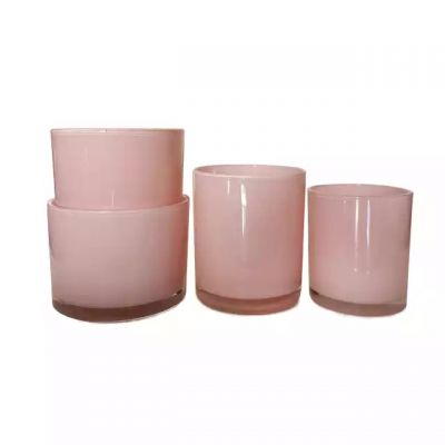 wholesale decorative wedding handmade empty glass candle jars for candle making multi sizes