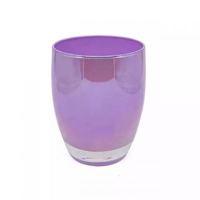 Newly designed external dazzling electroplating process spray glass container can be used for Party Wedding
