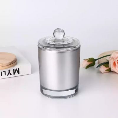 Thick Glass Candle Containers Custom Glasses Candles Jar Private Label Luxury Glass Candle Jars Vessel