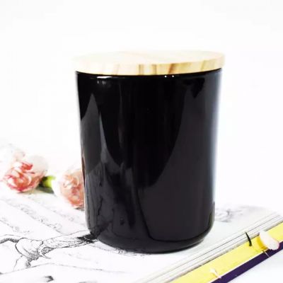 empty wax candles glass jar wholesale in bulk candle vessels holders jars 8x10.5cm round bottom glass jar for candles 250 ml