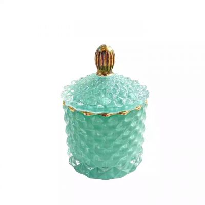 high end candle jars household decorations glass candle containers with lids