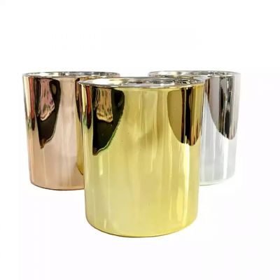 8x9cm 9x10cm black and gold candle vessels rose gold white 10 oz candle vessels with lid