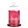 cloche dome base handmade human blow glass clear empty candle jars luxury