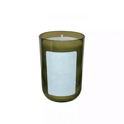 Cutting Recycled Glass Wine Bottle Cut Wine Bottles Glass Candle Holder Table Decoration Glass Art Crafts