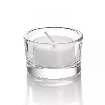 Glossy Mini Mart Tealight Easter Votive Candle Holder Container Cups Glass Small Candle Jars for Christmas Decoration
