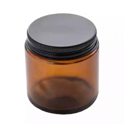 High quality various size glass votive candle holder candlesticks bulk amber glass jar
