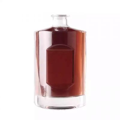 China Good Quality 500ml Glass Bottle For Liquor Short Bottle With Cork For Wholesale