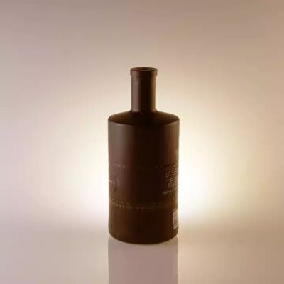 Top Grade Spray Paint Exquisite Decal 500ml vodka Glass Bottle