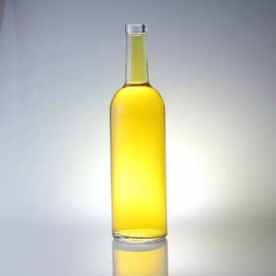 Wholesale Factory Custom Flint Glass Dedicate 700ML 750ML Rum Gin Clear Glass Bottle Manufacturer