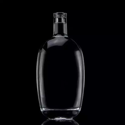 Manufacturer Smooth 700ml Whisky Glass Bottle Thick Bottom Crystal Empty Whisky Glass Bottles