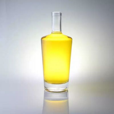 Cork Top Clear Brandy 750 Ml Round Glass Bottle 750 Ml Round Glass Bottle 750ml Flint Glass Wine Bottle