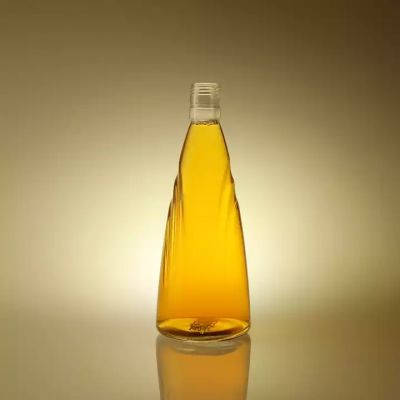 Hot Sell Unique Shape Gin Wine Glass Bottle 500ml With Custom Label