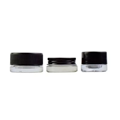 3g 5g 7g 9g Acid Etch Concentrate Storage Small Glass Jar With Ptfe /Induction Liner in Child Safety Cap
