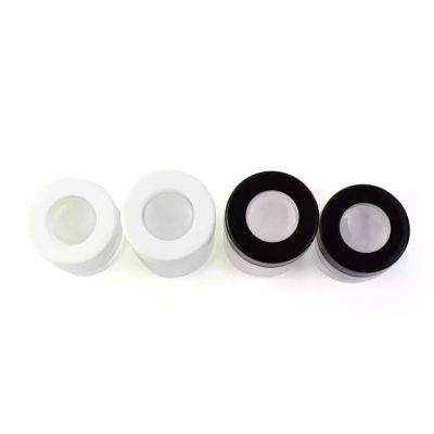 Customizable Glass Bottle 2oz 3.5g Dry Flower Stash Jar Glass Air Tight Smell Proof Magnifying Jar with Childproof Plastic Lid