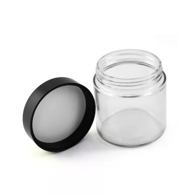 Wholesale packaging empty glass container Food Storage High Borosilicate Custom Made Decorate Fancy Glass Jars