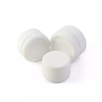 Black White Round Child Proof Safe Oil Extracts Fresh Glass Stash Jar 5 Ml 7 Ml 9 Ml Tarro De Concentrado De Vidrio
