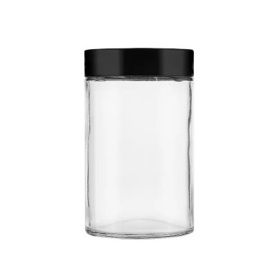 Best sales 500ml airtight container child proof glass jar with child resistant cap